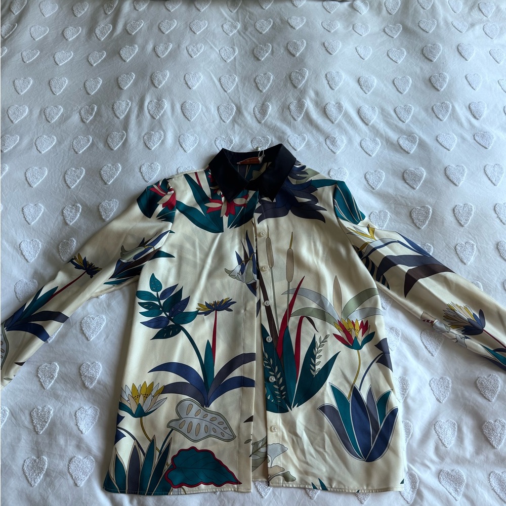 TORY BURCH Floral Print Women's Blouse